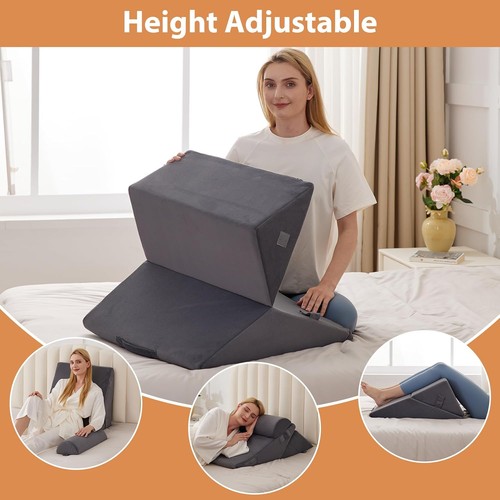 Bed wedge pillow support - bed,