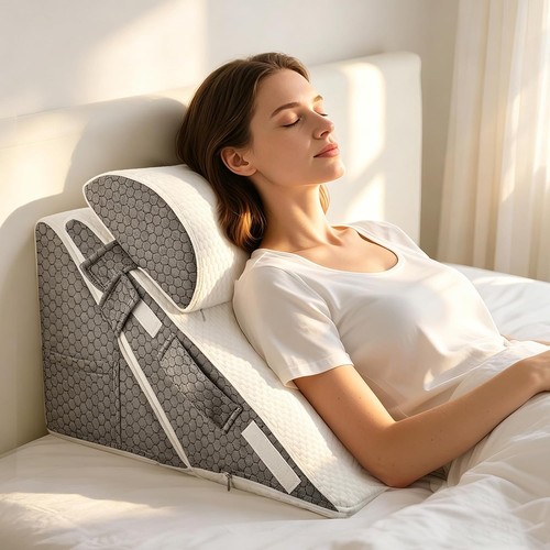 Bed wedge pillow - pillow, triangle