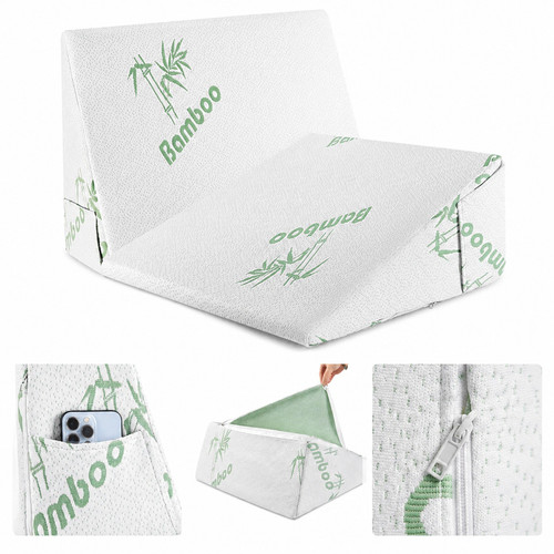 Bamboo large wedge pillow - bamboo,
