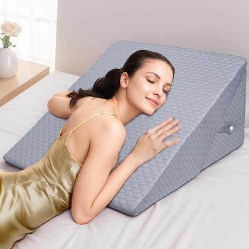 Bed wedge pillow memory - wedge, foam