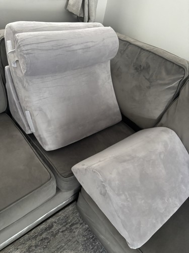 Adjustable wedge pillow grey - wedge,
