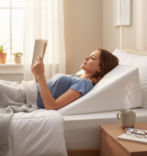 Wedge pillow memory foam - wedge,