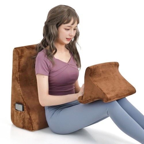 Wedge pillow set bed - wedge,