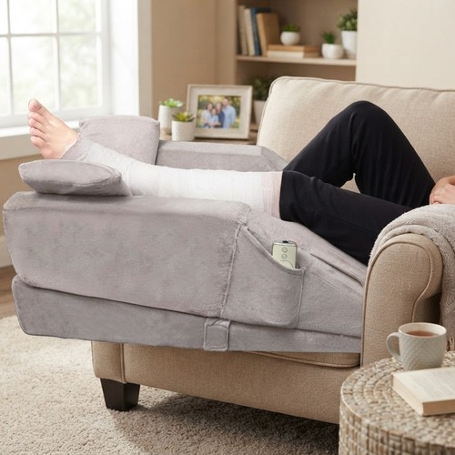 Shaped leg support - support, cushion