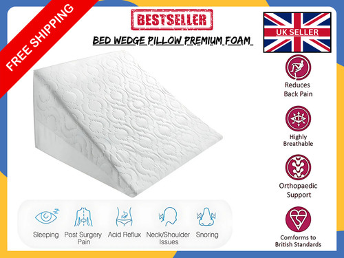 Bed wedge pillow - wedge, orthopaedic