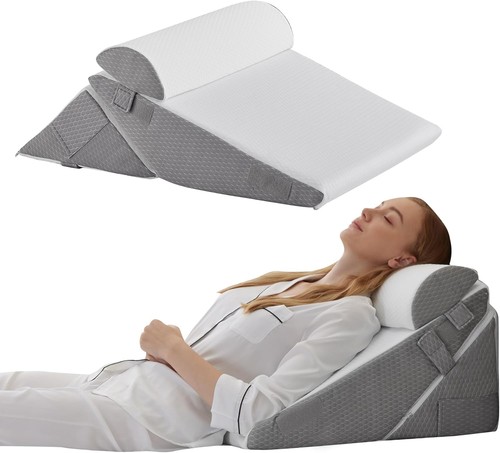 Bed wedge pillow - pillow, support