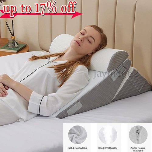 Large bed wedge pillow - large,