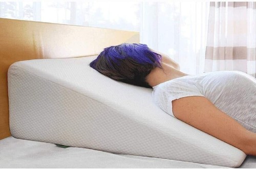 Memory foam wedge pillow - wedge, back